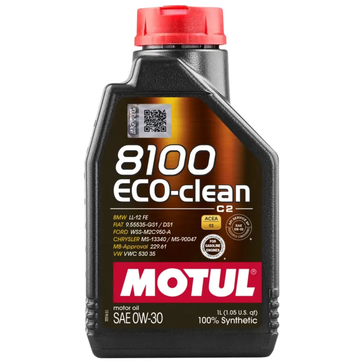 Motul 8100 Eco-clean 0w-30 Lubrificante 100% Sintético 1 L