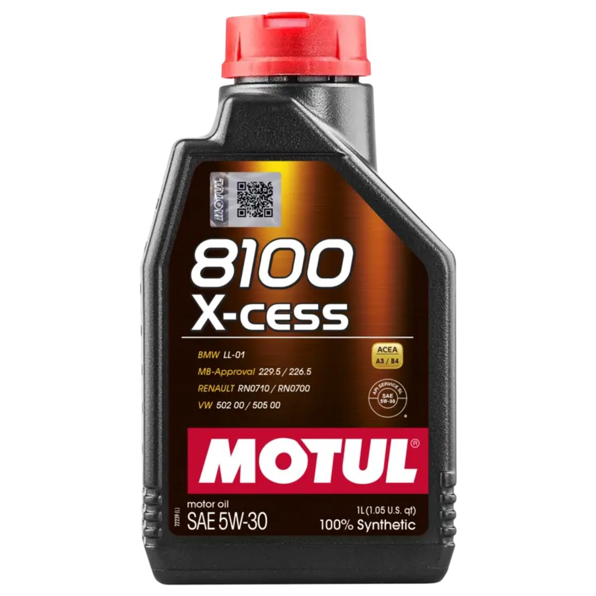 Motul 8100 X-cess 5w-30 Óleo Para Motor Bmw E Mercedes 1l