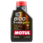 Motul 8100 X-cess Gen2 5w-40 Óleo De Motor Renault E Fiat 1l