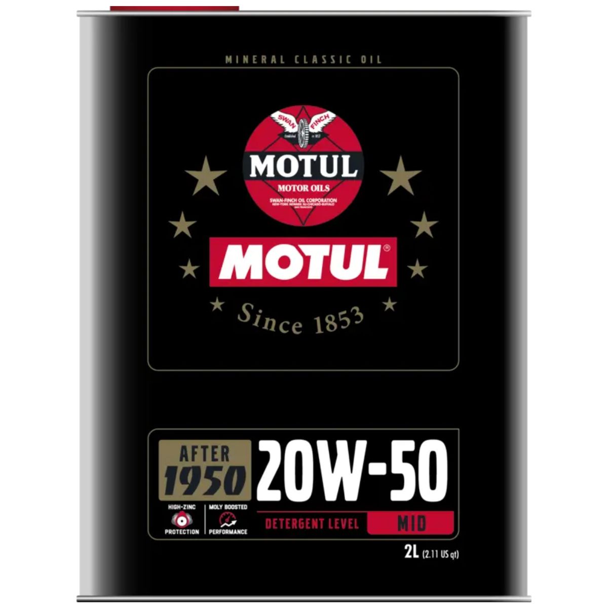 Motul Classic 20w-50 Motores Clássicos Entre 1950 E 1970 2 L