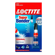 SUPER BONDER LOCTITE ORIGINAL COLA PLÁSTICO METAL MADEIRA 3G