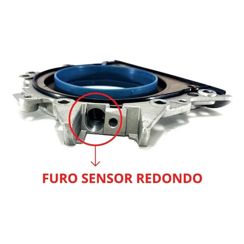 Retentor Traseiro Furo Sensor Redondo Vw Gol Fox 1.0 8v 16v